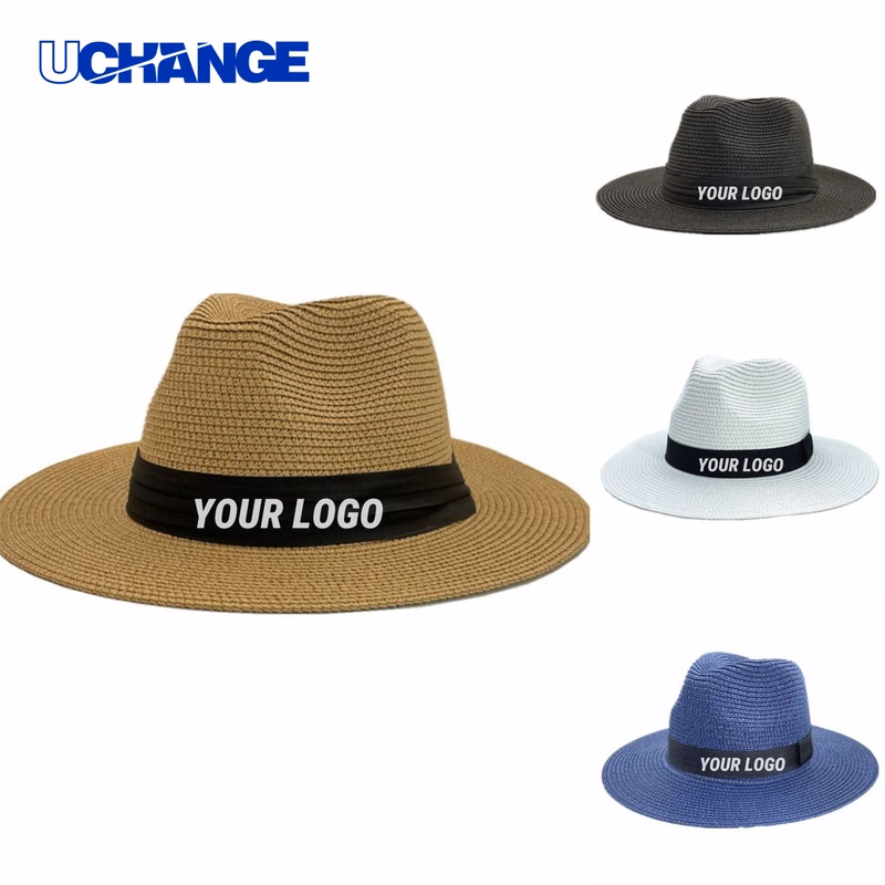 Panama Paper Woven Hat for Summer Wear