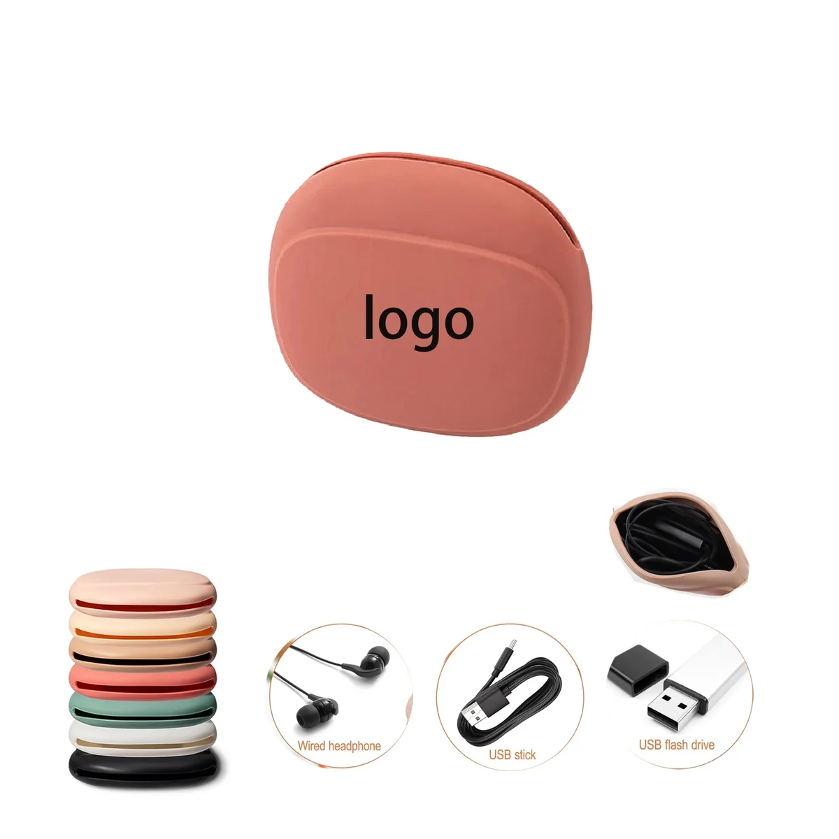 Silicone Headphone organizer 1