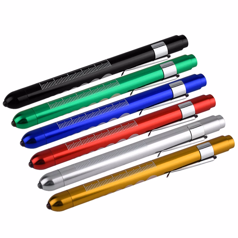 Medical LED Penlight With Pupil Scale/Gauge