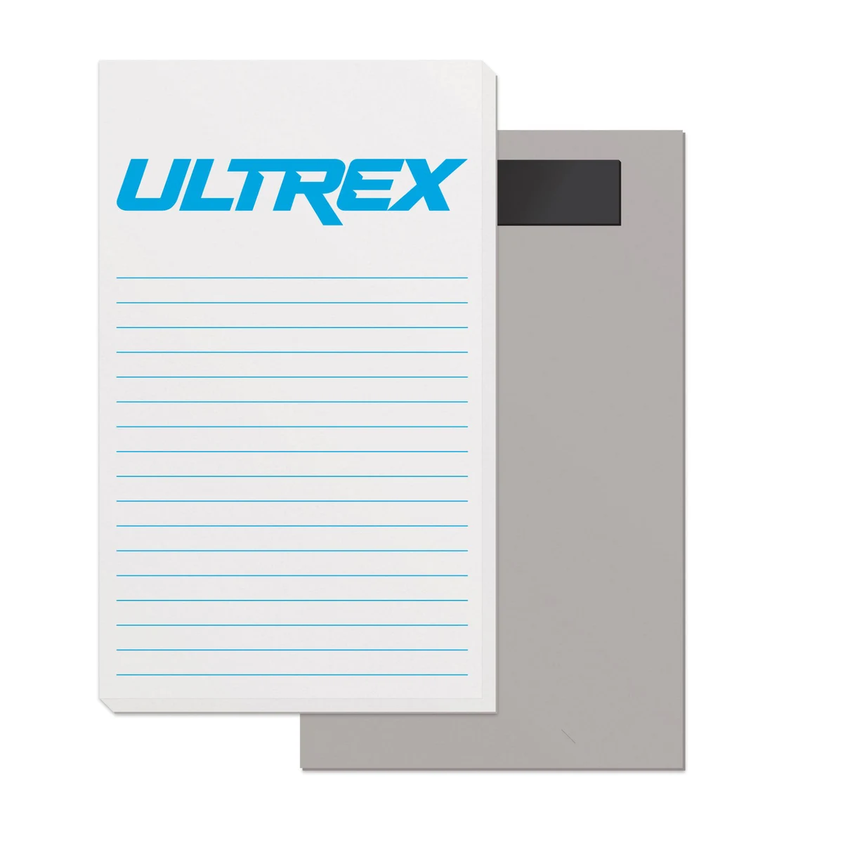 50 Page Magnetic Note-Pads with Cyan Blue Imprint (3"x5") 1