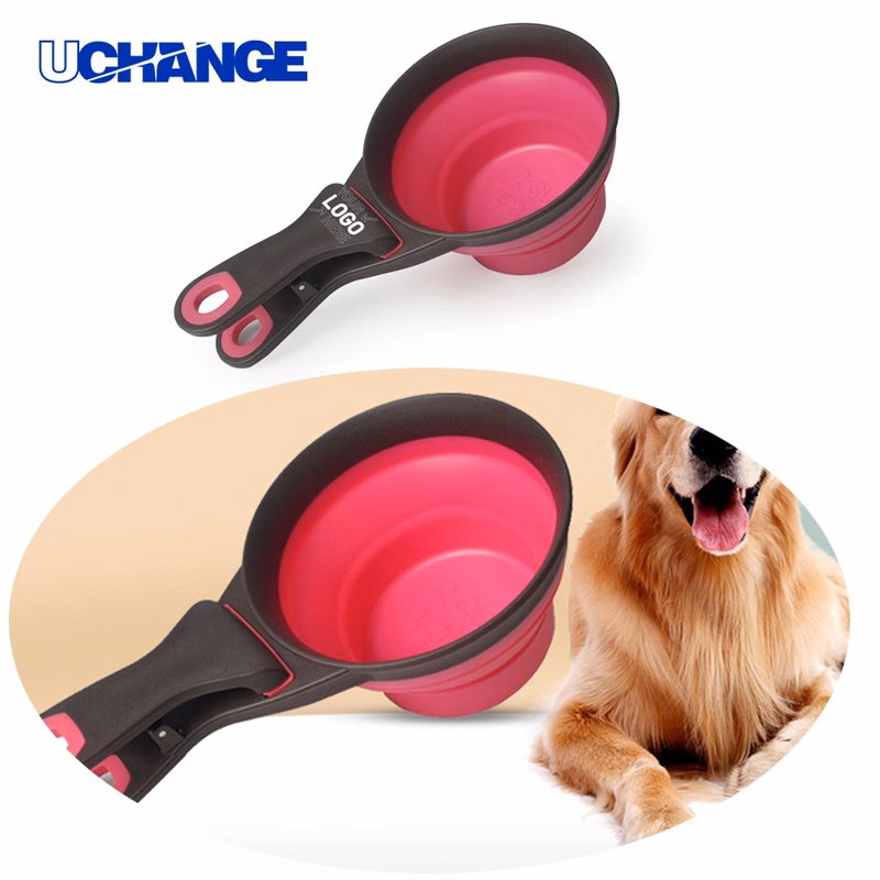 Pet Folded Scoop Sealing Clip Cup Tool