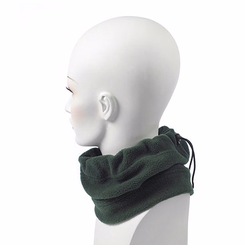 Hunter Green Fleece Neck Gaiter