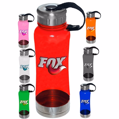 23 oz PolyStar Delux Water Plastic Sports Bottle