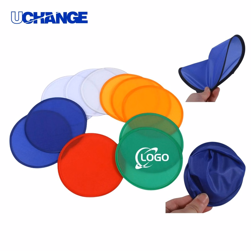 10 Inch Folding Flying Disk With Pouch for Fun