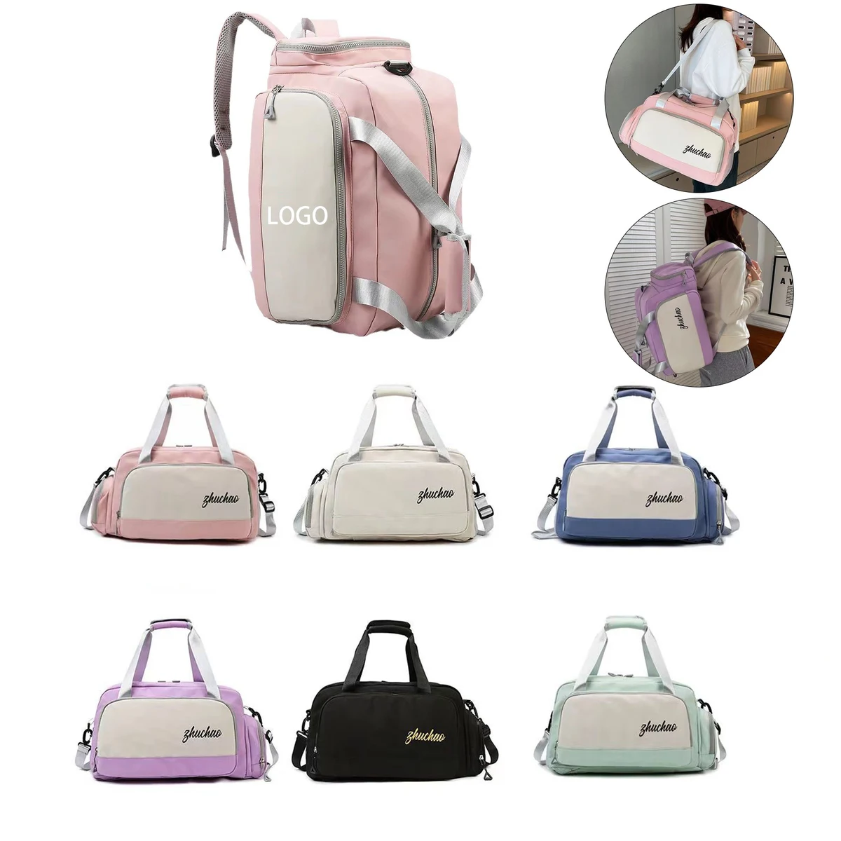 Dry Wet Separation Workout Travel Bag 1