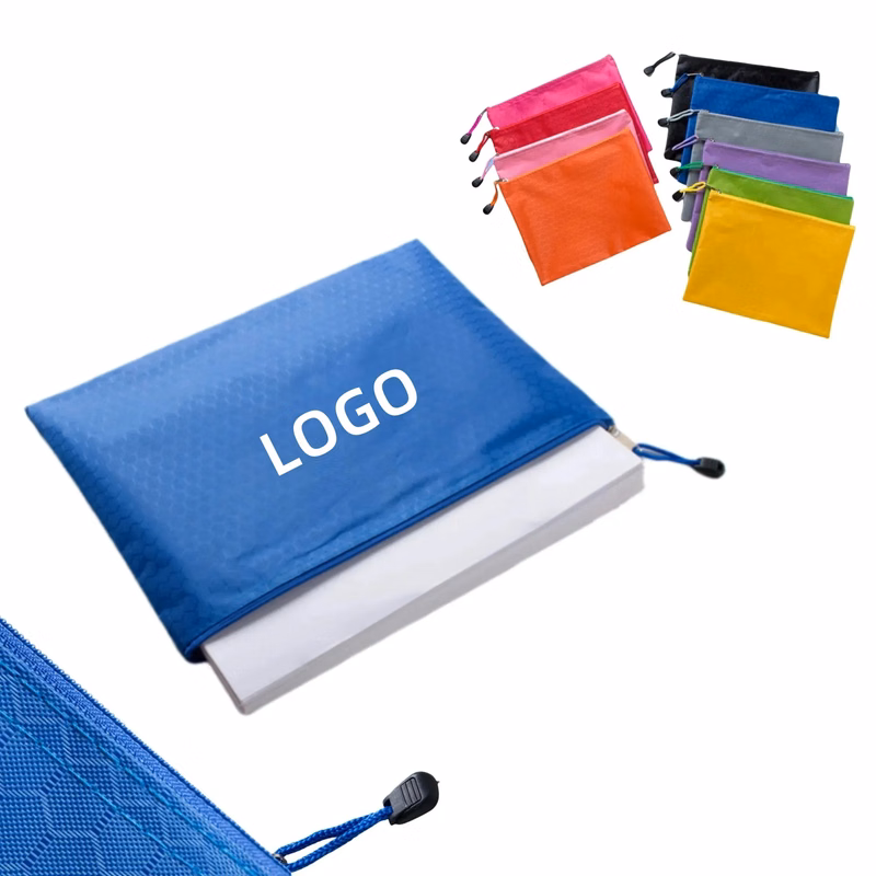 Waterproof Oxford Football Pattern Zipper File Bag