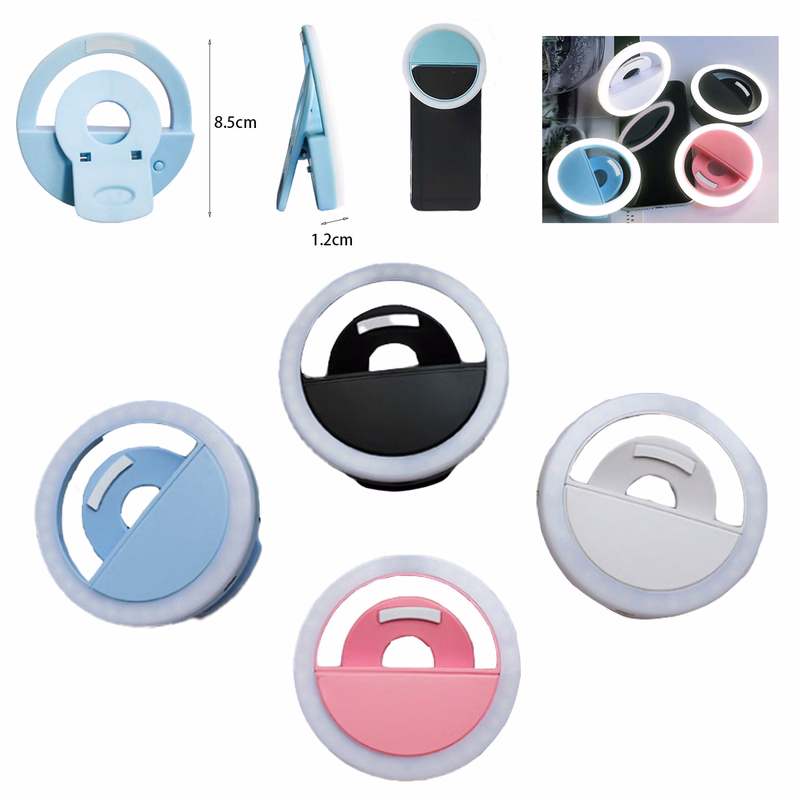 Clip On Selfie LED Ring Light