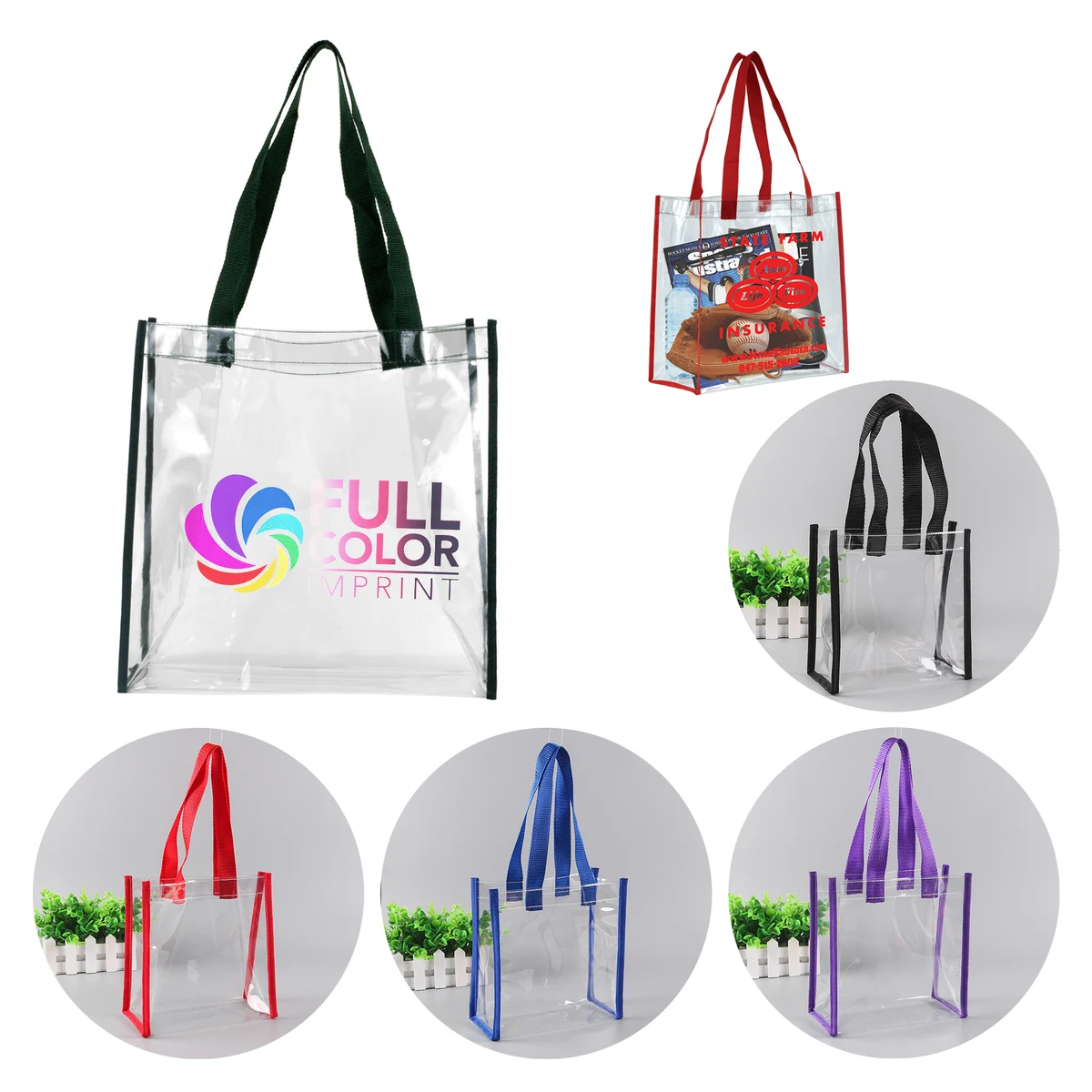 MOQ 50pcs Vinyl Carryall Bag 1