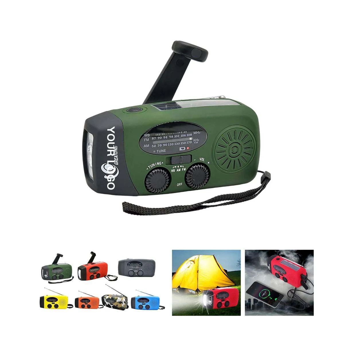 AM FM NOAA Emergency Radio with Rechargeable Battery 1