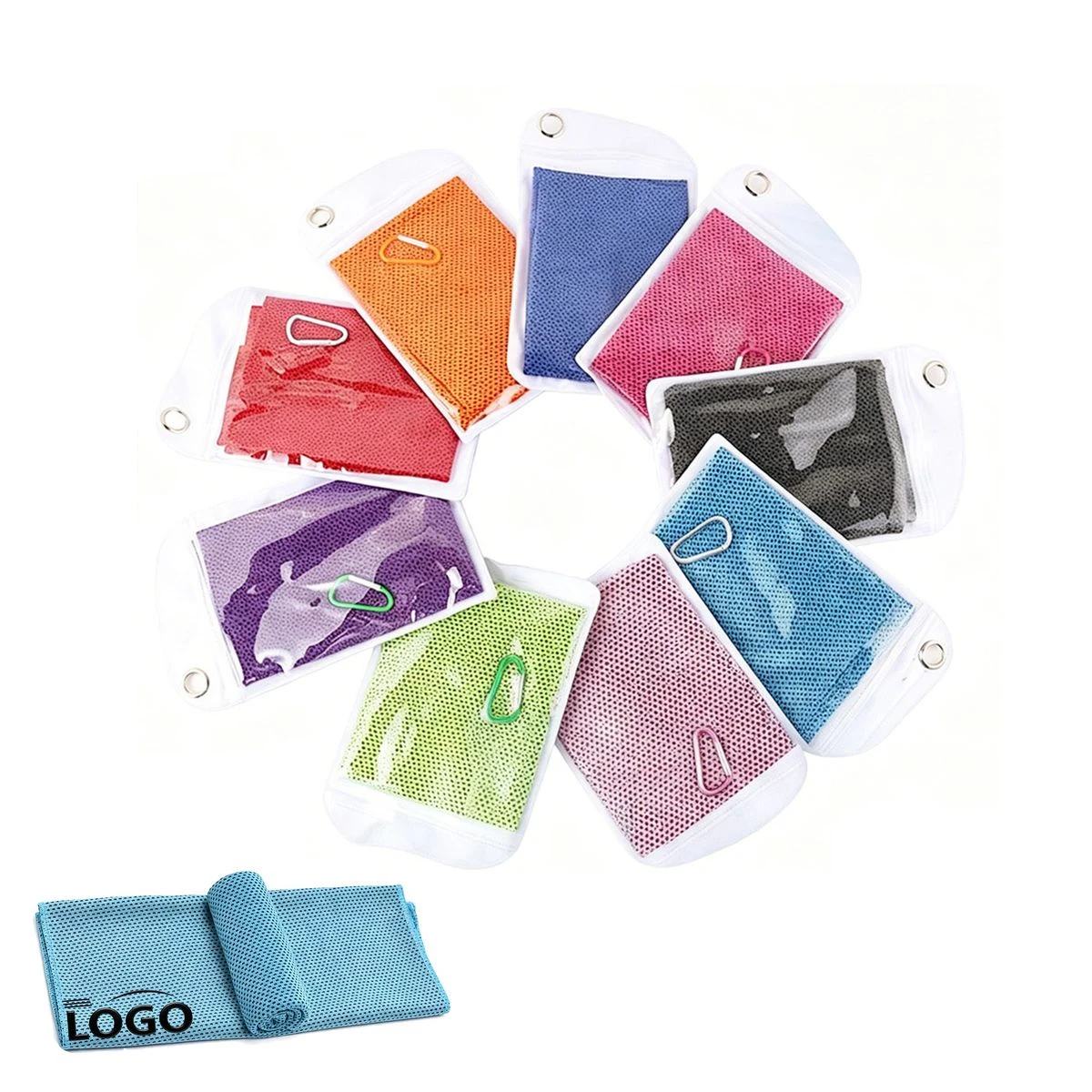 Instant Chill Microfiber Towel With Storage Case 1