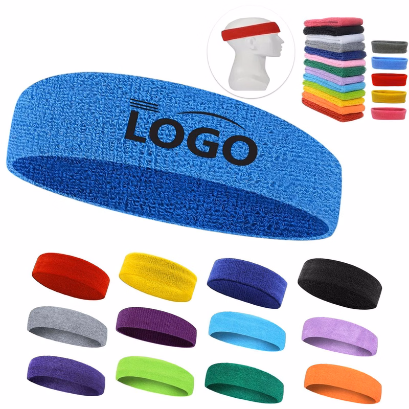 Sweat Absorbing Elastic Sports Headband