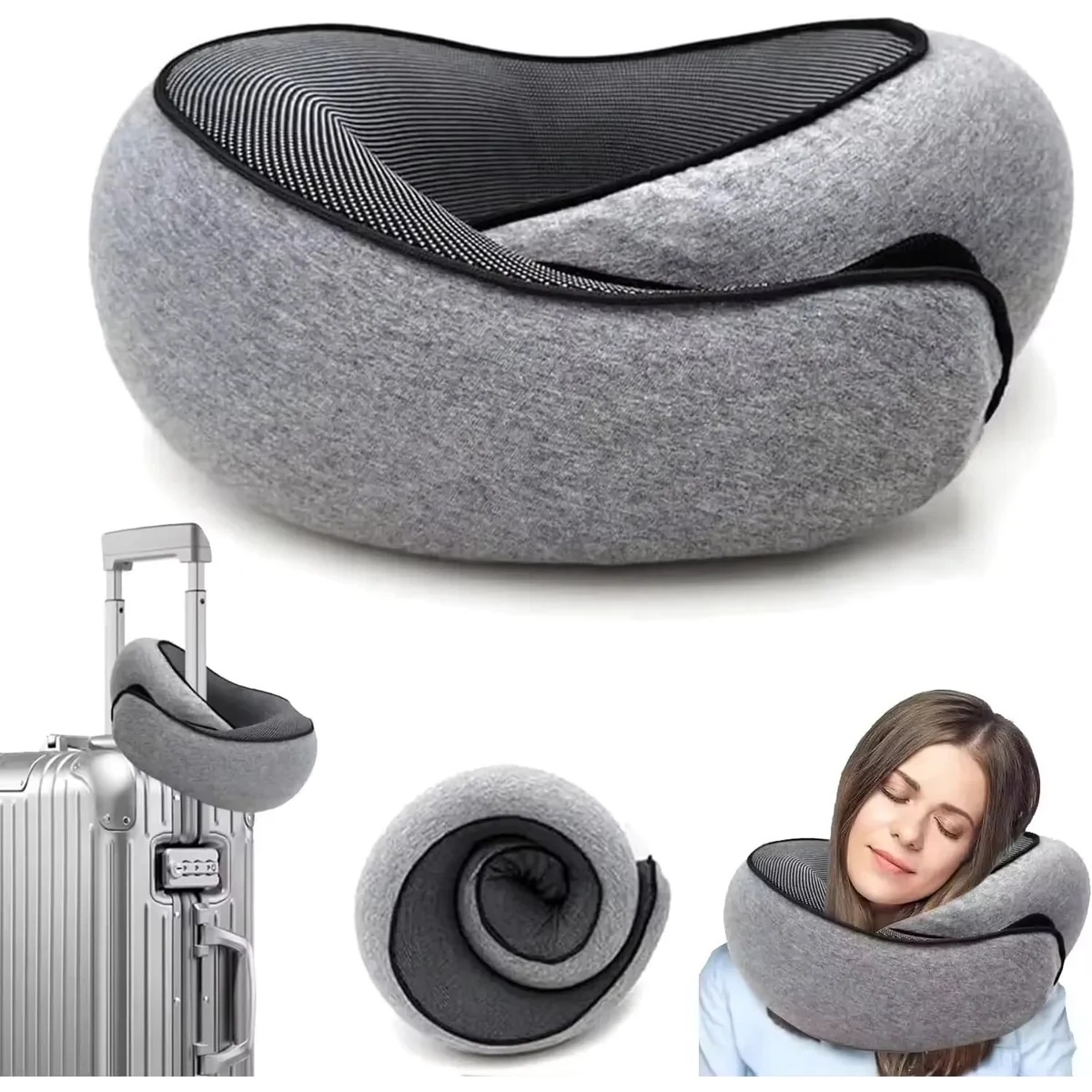 Memory Foam Travel Pillow 1