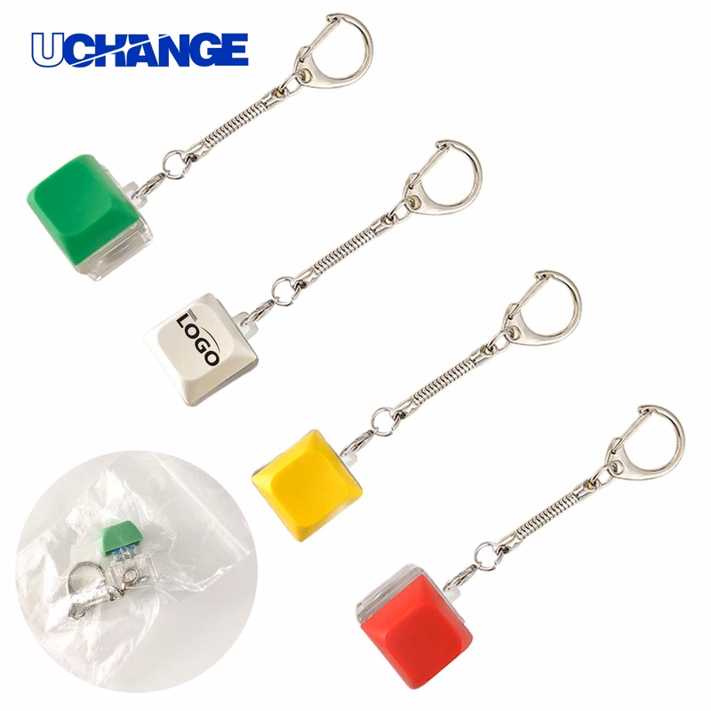 Clickable Button Fidget Keychain