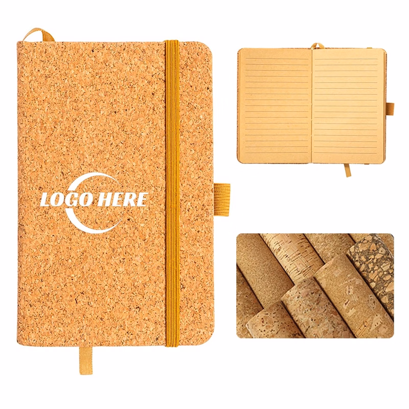 Cork Notebook with Pen Loop