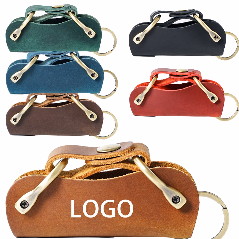Multifunctional Cowhide Key Case