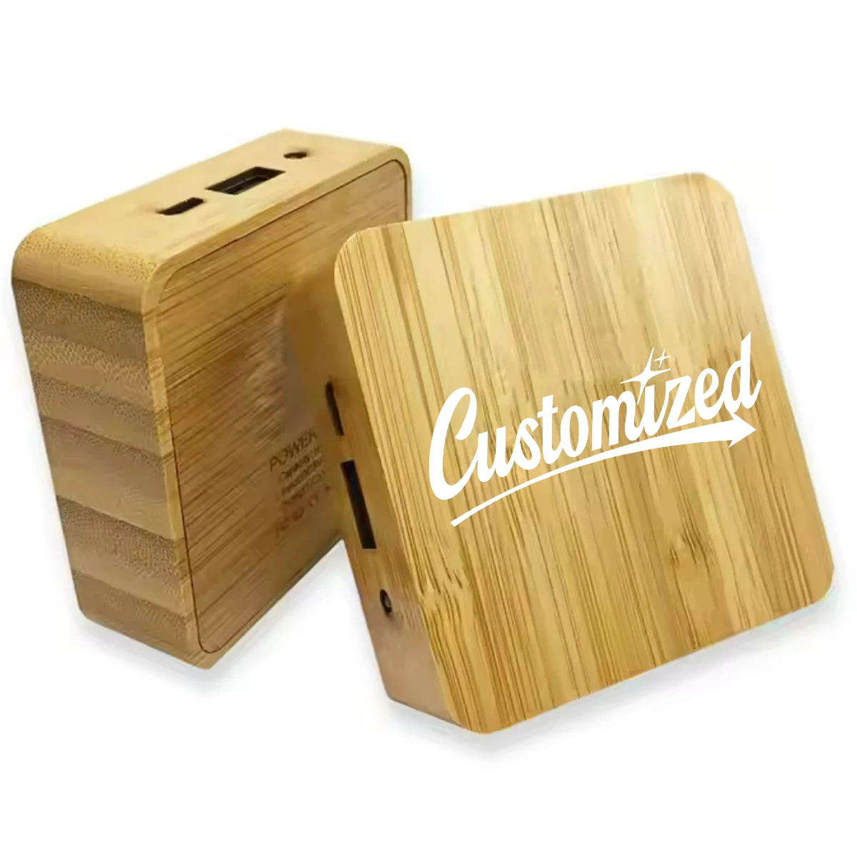 Eco-Friendly Bamboo Power Bank with USB Port 1