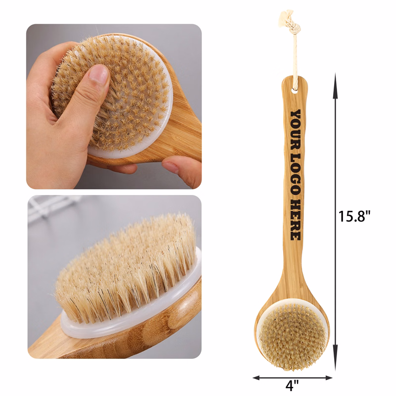 Comfortable Long Handle Bath Brush
