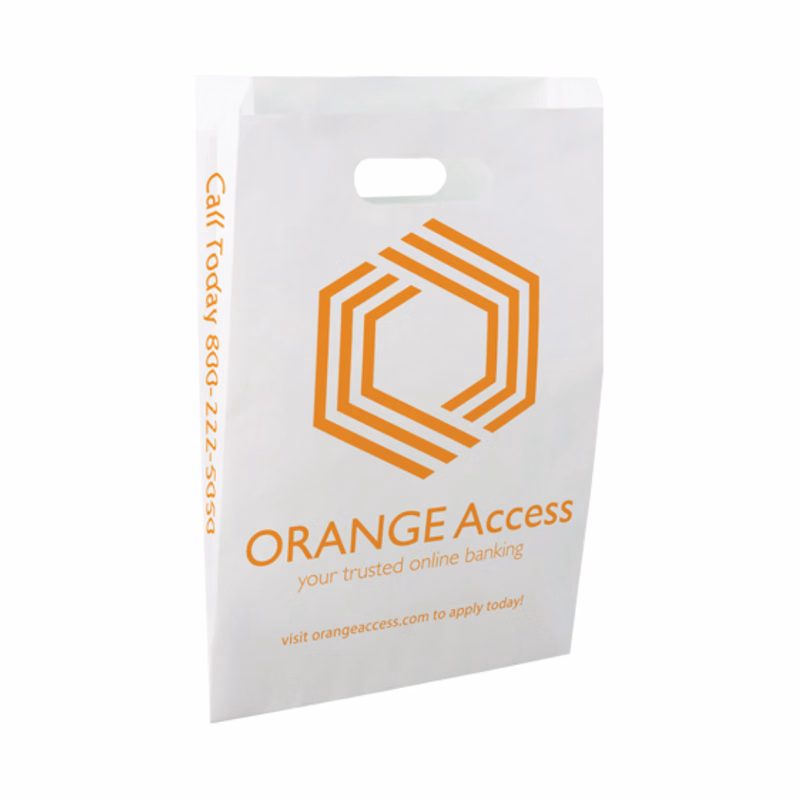 One Color 1-Sided Merchant Paper Bags (9" x 13" x 2.5")