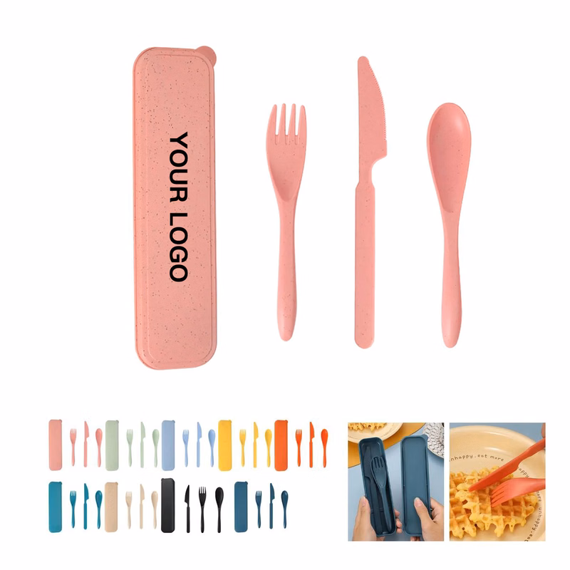 Wheat Straw Cutlery Set Three Pieces