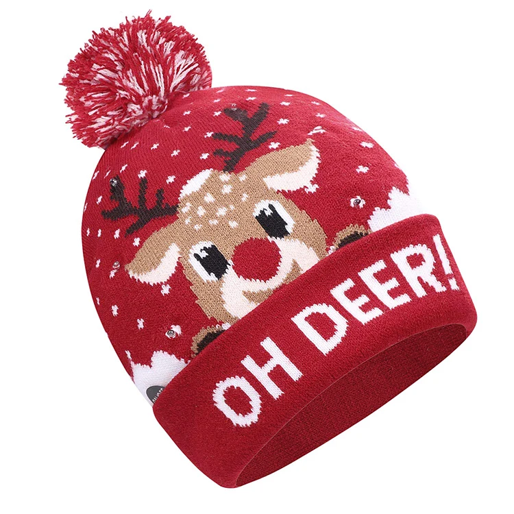 Adult Beanie Knit Hat 1