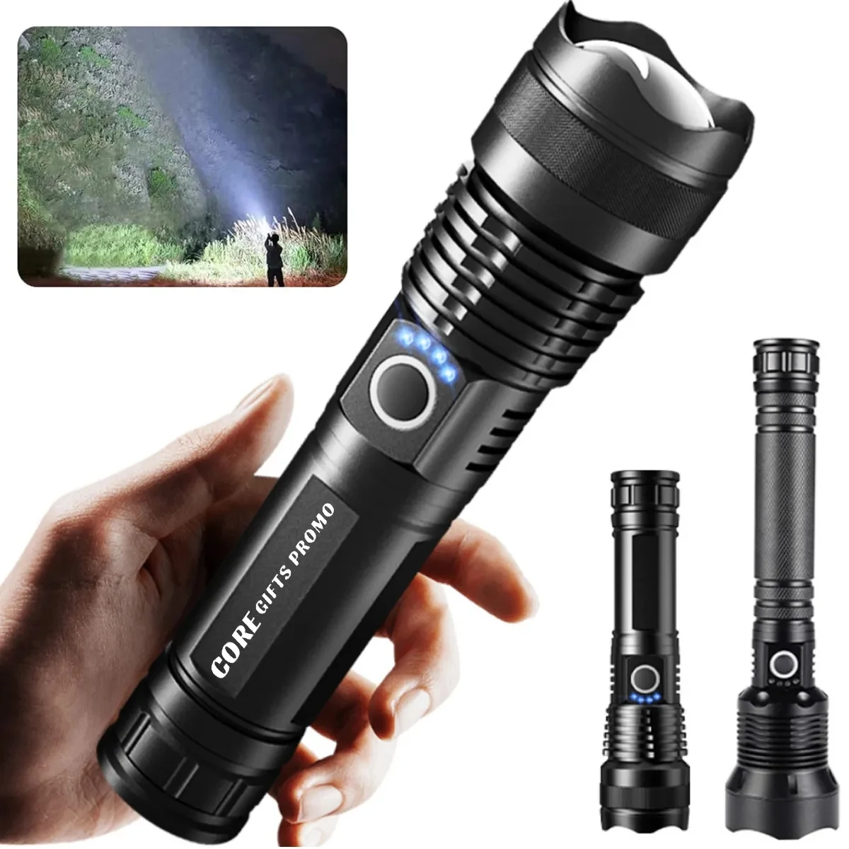 Super Bright LED Rechargeable Flashlights with 5 Modes 1