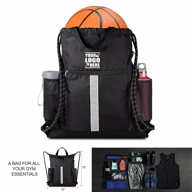 Drawstring Backpack Bag with String Sackpack