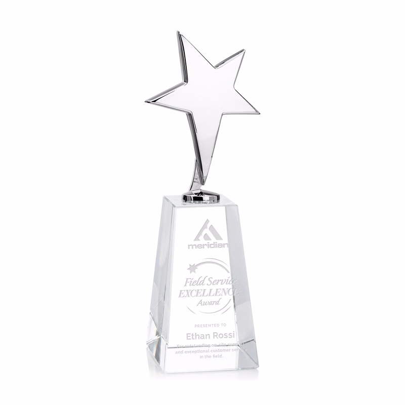 Tuscany Chrome Star on Novita Base - Clear