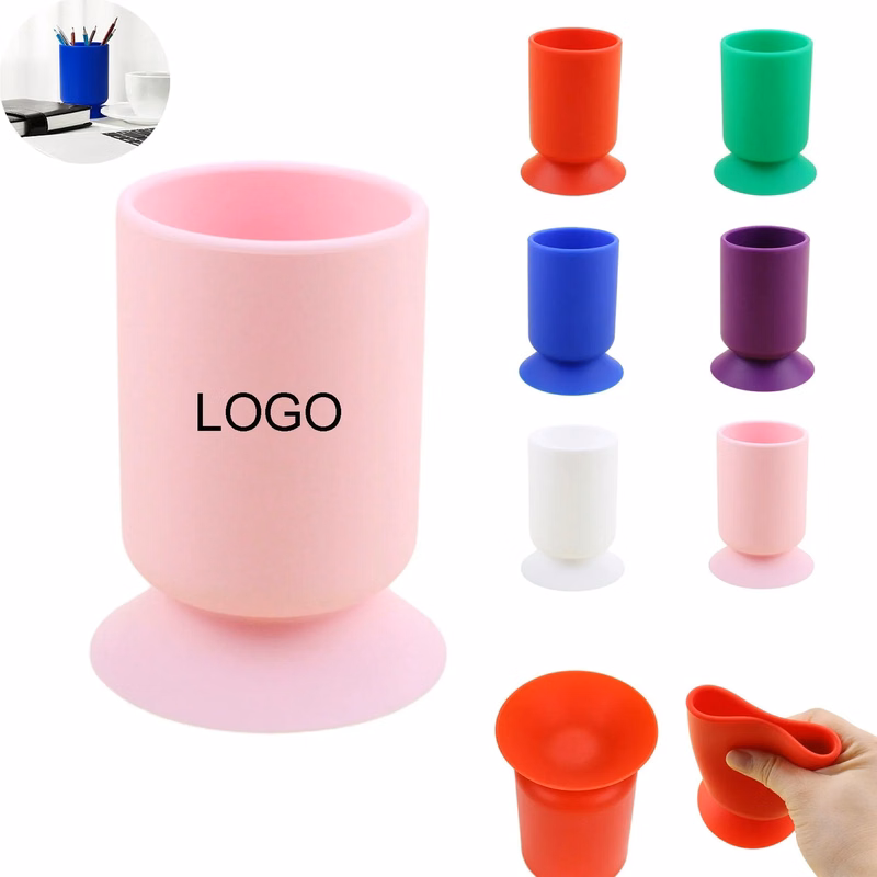 Silicone Suction Cup Pen Holder