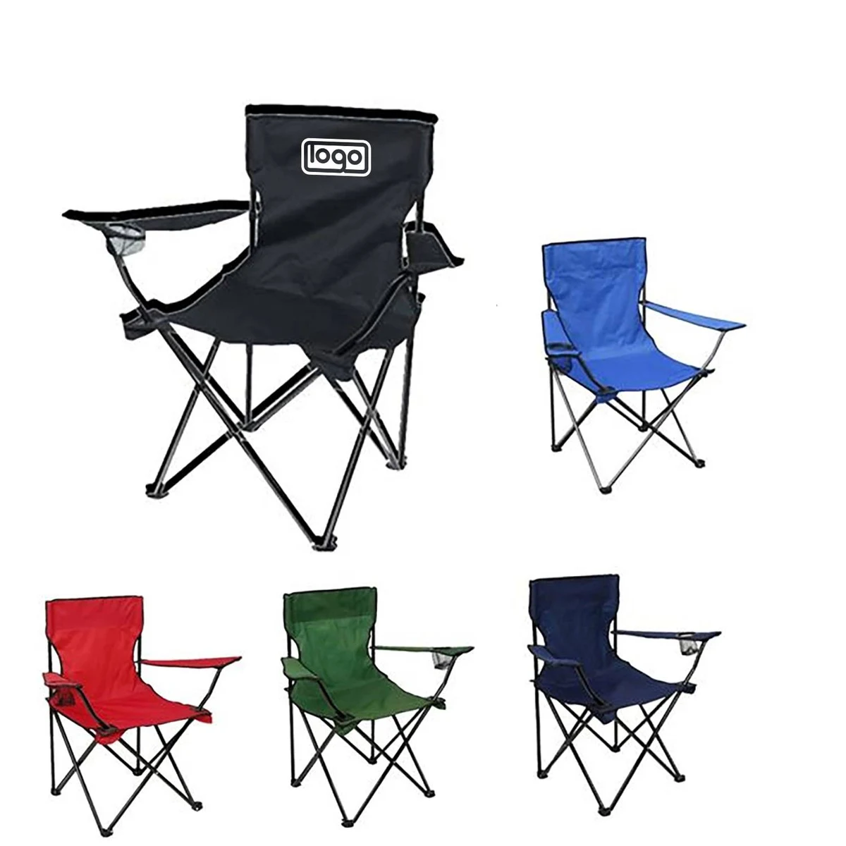 Outdoor Beach Folding Chairs With Mesh Cup Holders 1