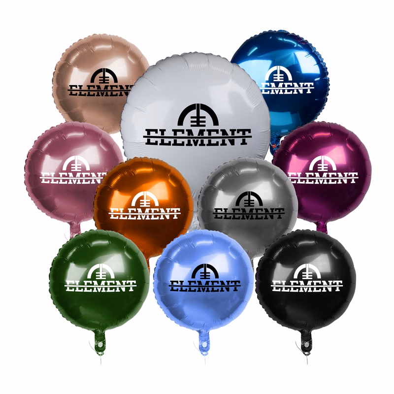 18" Circle-Shaped Mylar Balloon (1 Color Imprint)