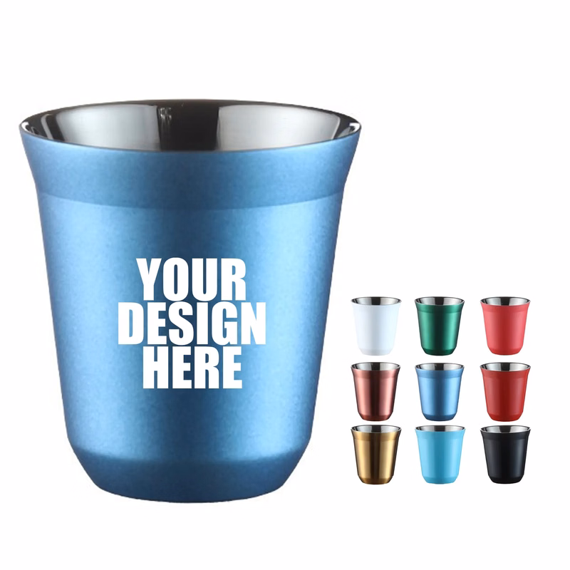 Double Wall Stainless Steel Espresso Cup