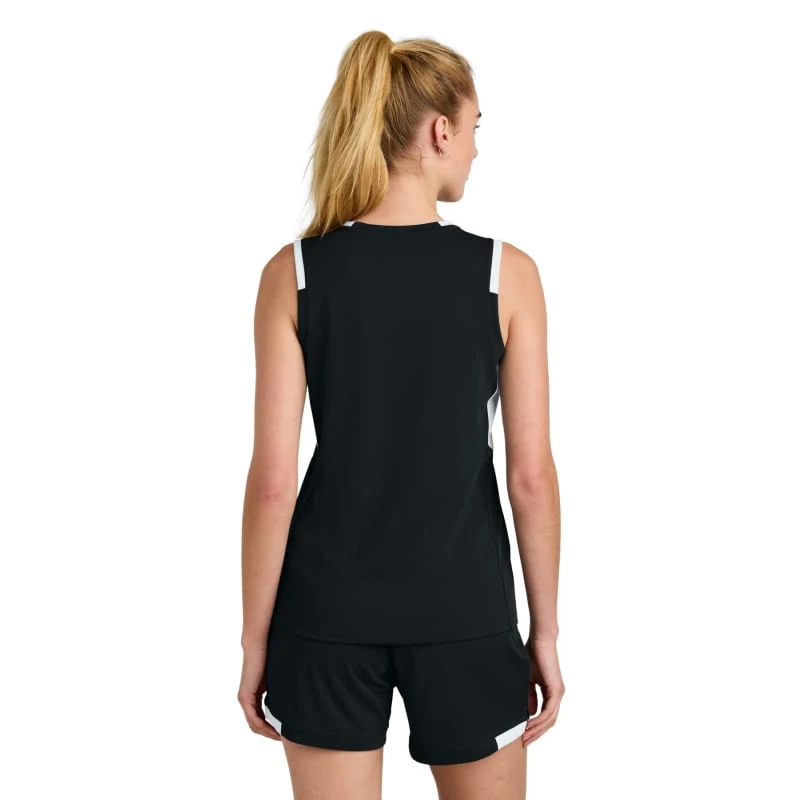 Sport-Tek Women's Club Sleeveless V-Neck 1