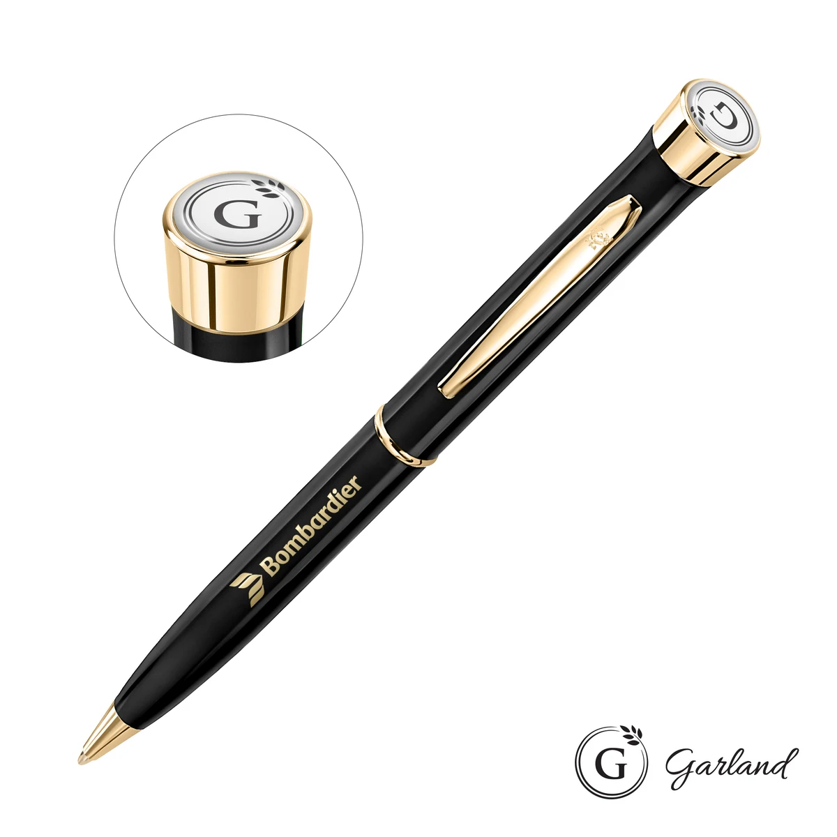 Garland® Patriot Ballpoint Twist Pen - Gold Accent 1
