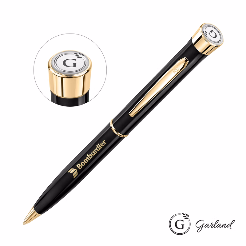 Garland® Patriot Ballpoint Twist Pen - Gold Accent