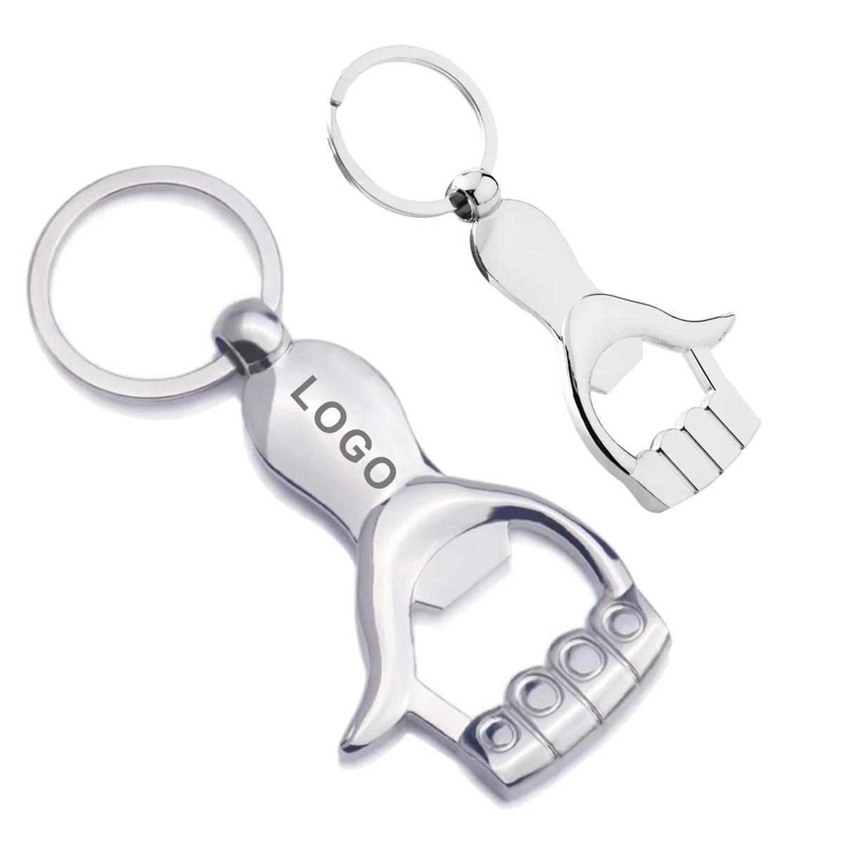 Creative Palm Design Advertising Bottle Opener Key Chain 1