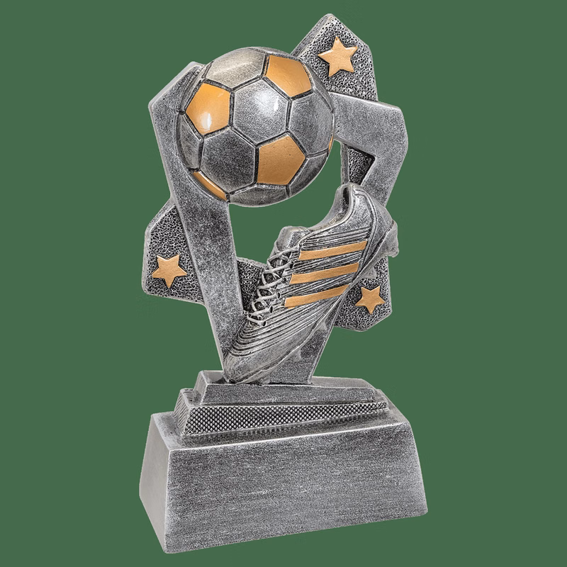 5-1/2" Tall Soccer Triumph Resin