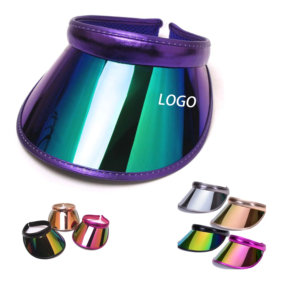 PVC Hairpin Sun Visor Hat MOQ 100pcs 1