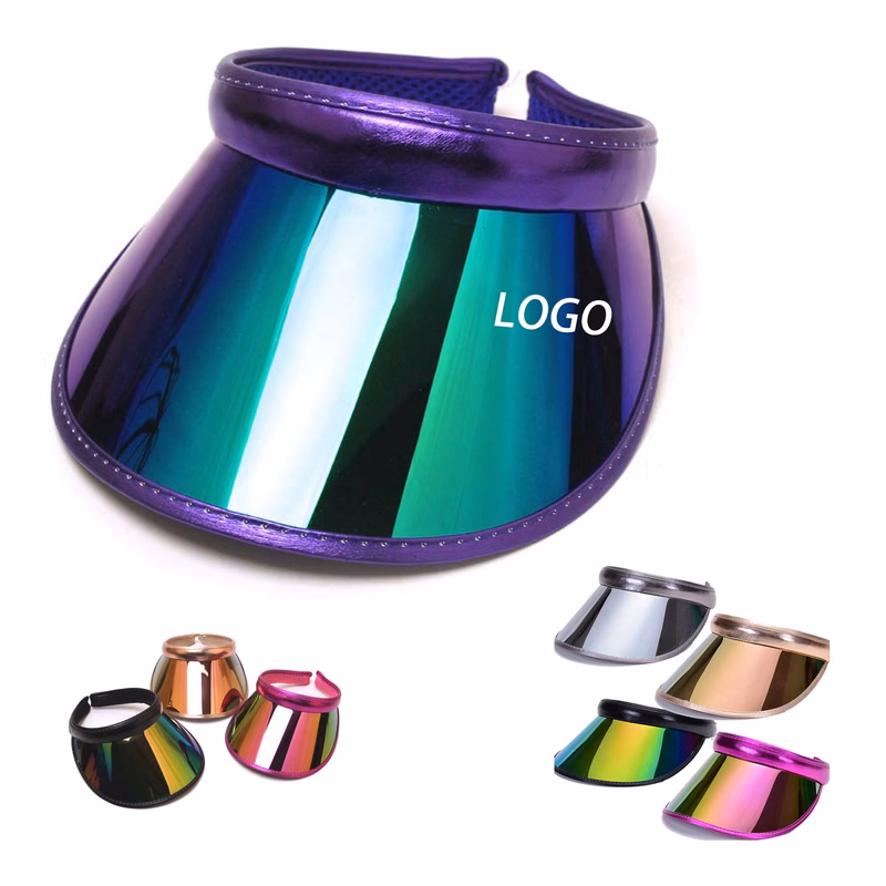 PVC Hairpin Sun Visor Hat MOQ 100pcs