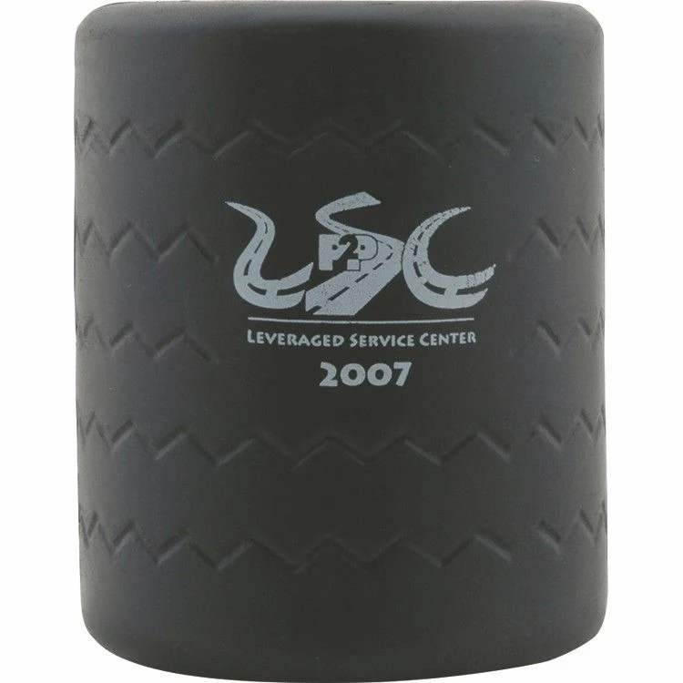 Racing Tire Sport Can Cooler, custom koozie with logo imprint 1