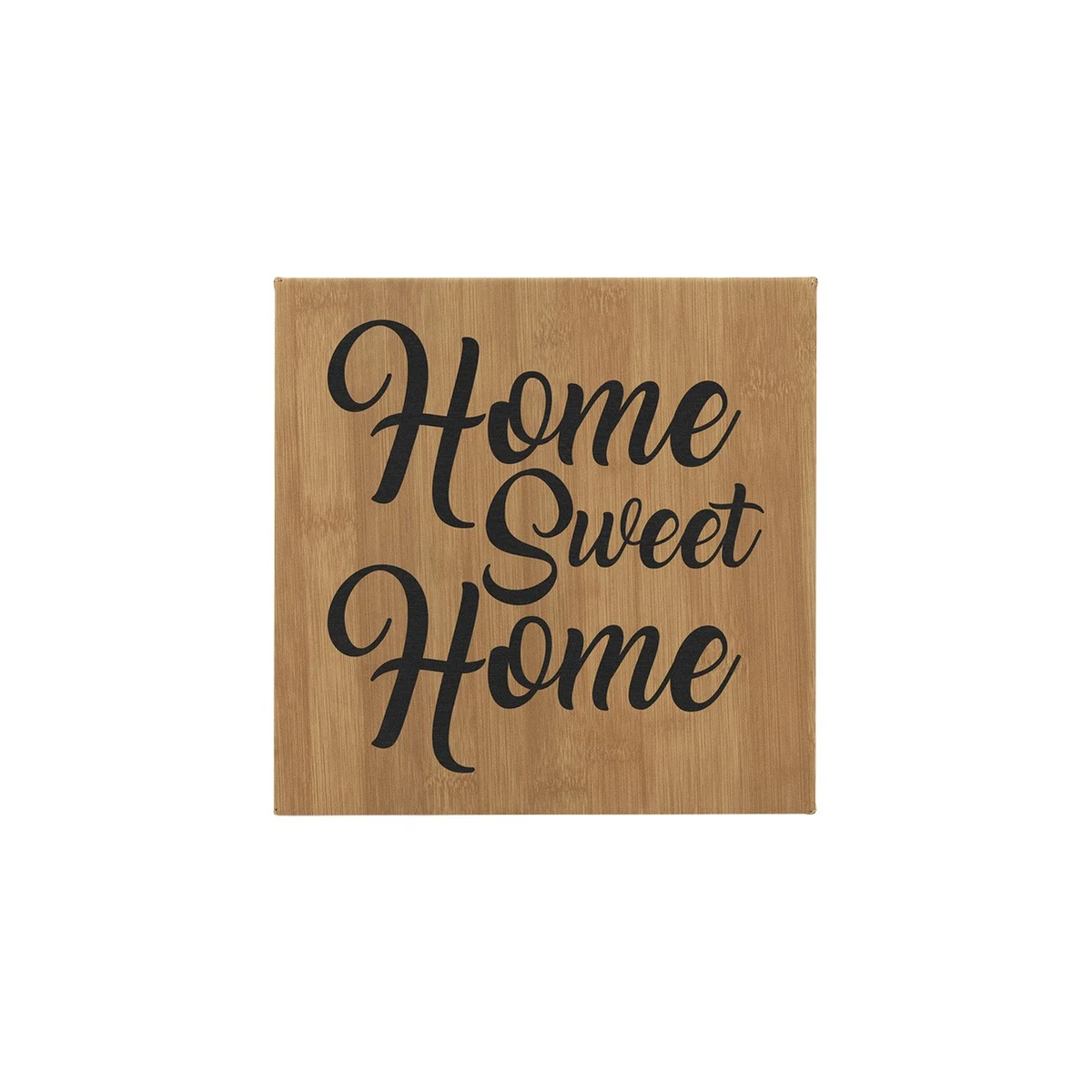 10" x 10" Bamboo Leatherette Wall Decor 1