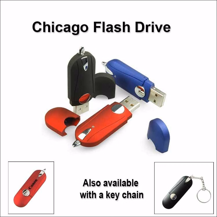 Chicago Flash Drive / USB - 8 GB Memory