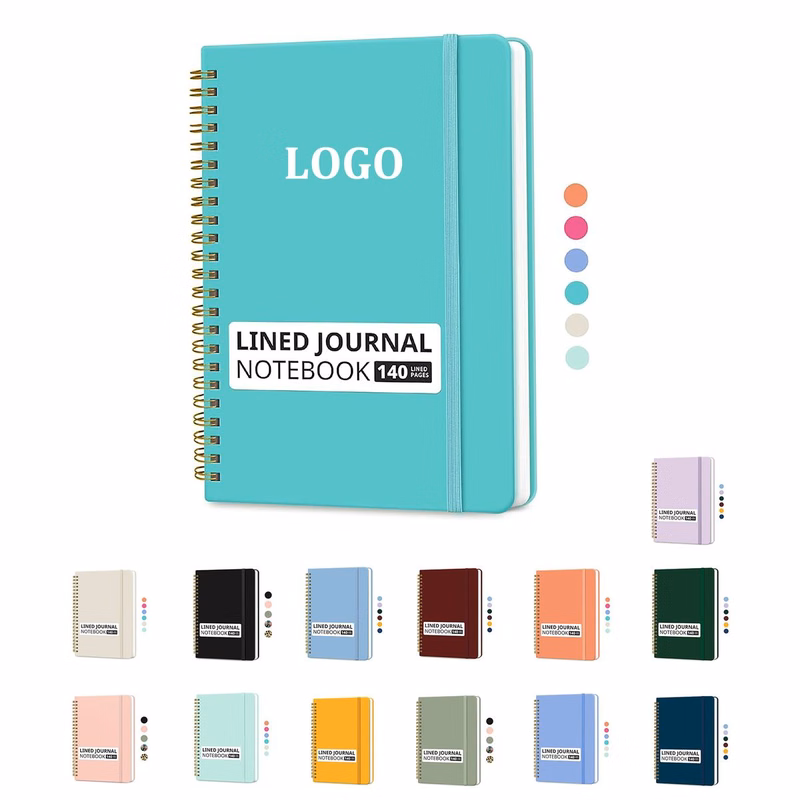 Spiral Academy Ruled Hardcover Notebook