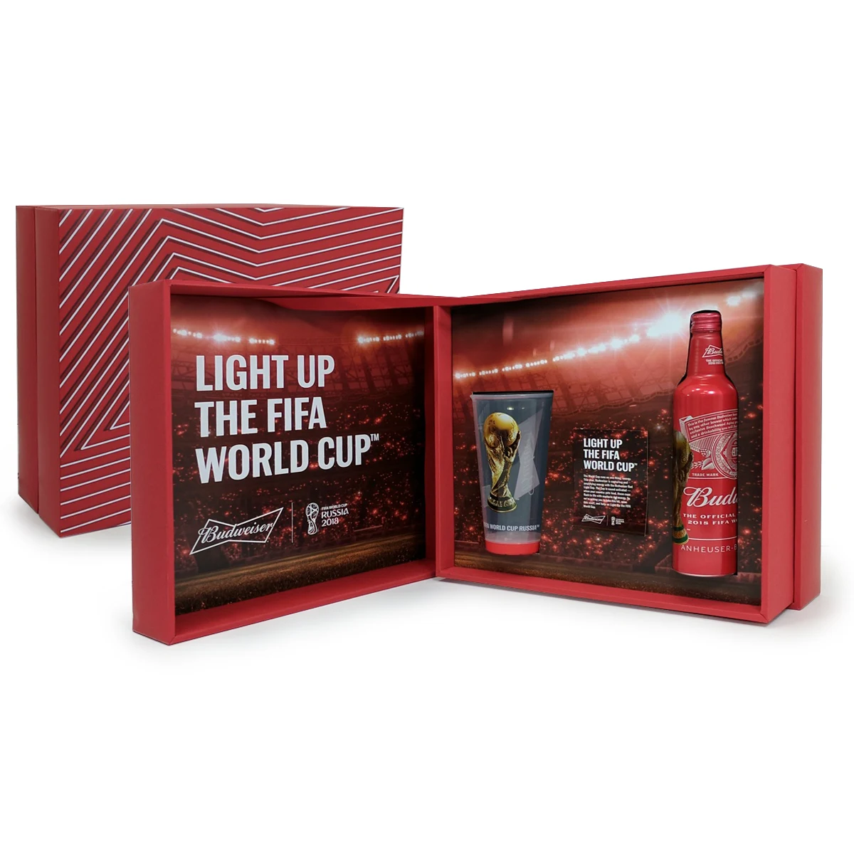 Custom Printed Full Color Hinged Soft Touch Luxury Gift Box - 6x6x2 1