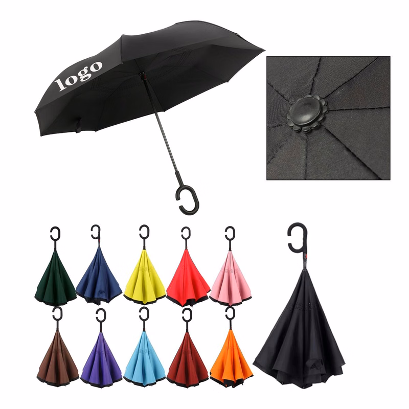 Inverted Folding Double-Layer Rain Umbrella