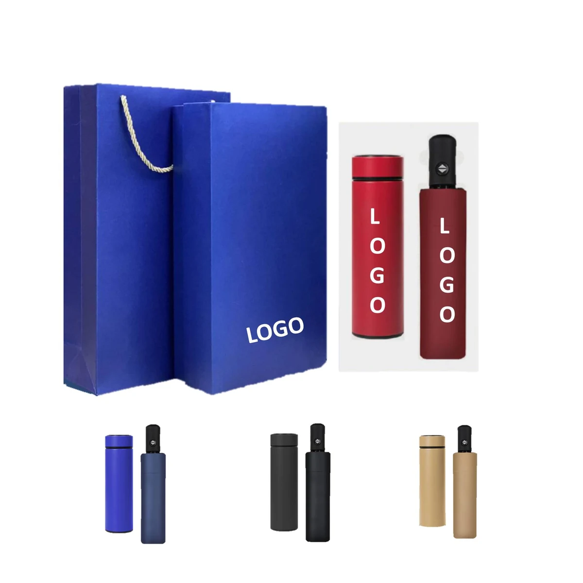 Business Gift Set Umbrella And Tumbler 1