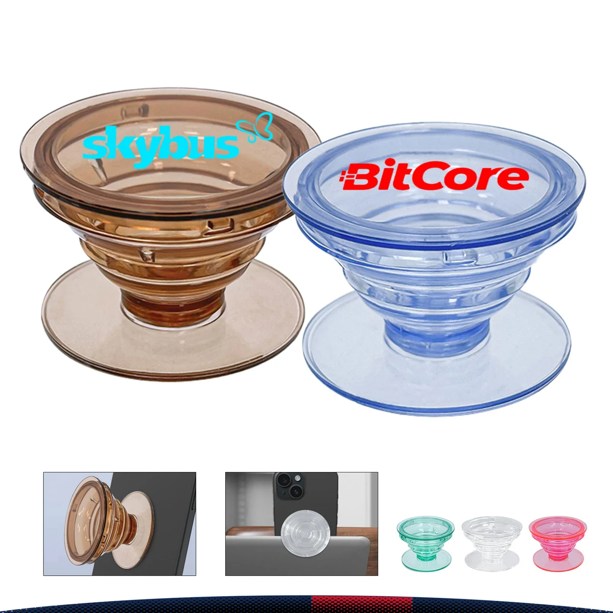 Transparent Airbag Phone Stand 1