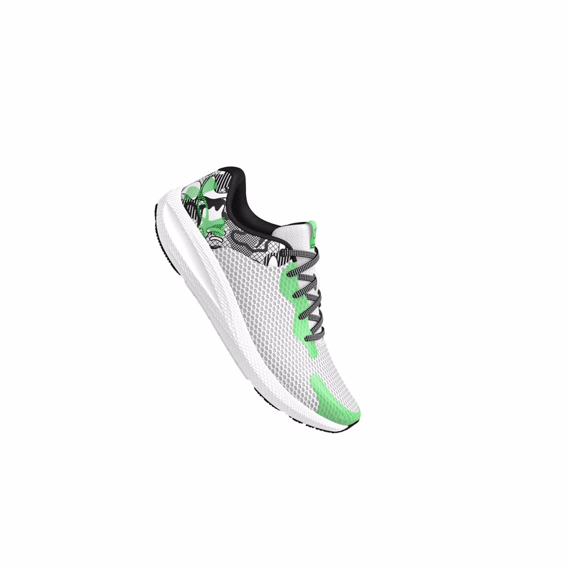 Boys' Grade School UA Charged Pursuit 2 Big Logo Colorshift Running Shoes