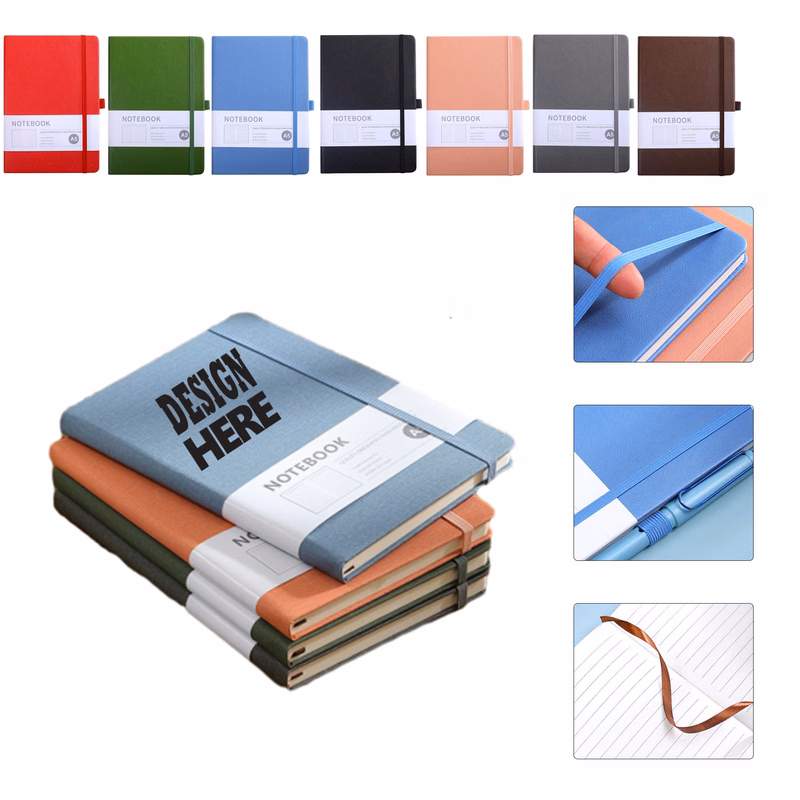 Multi Colored PU Cover A5 Notebook