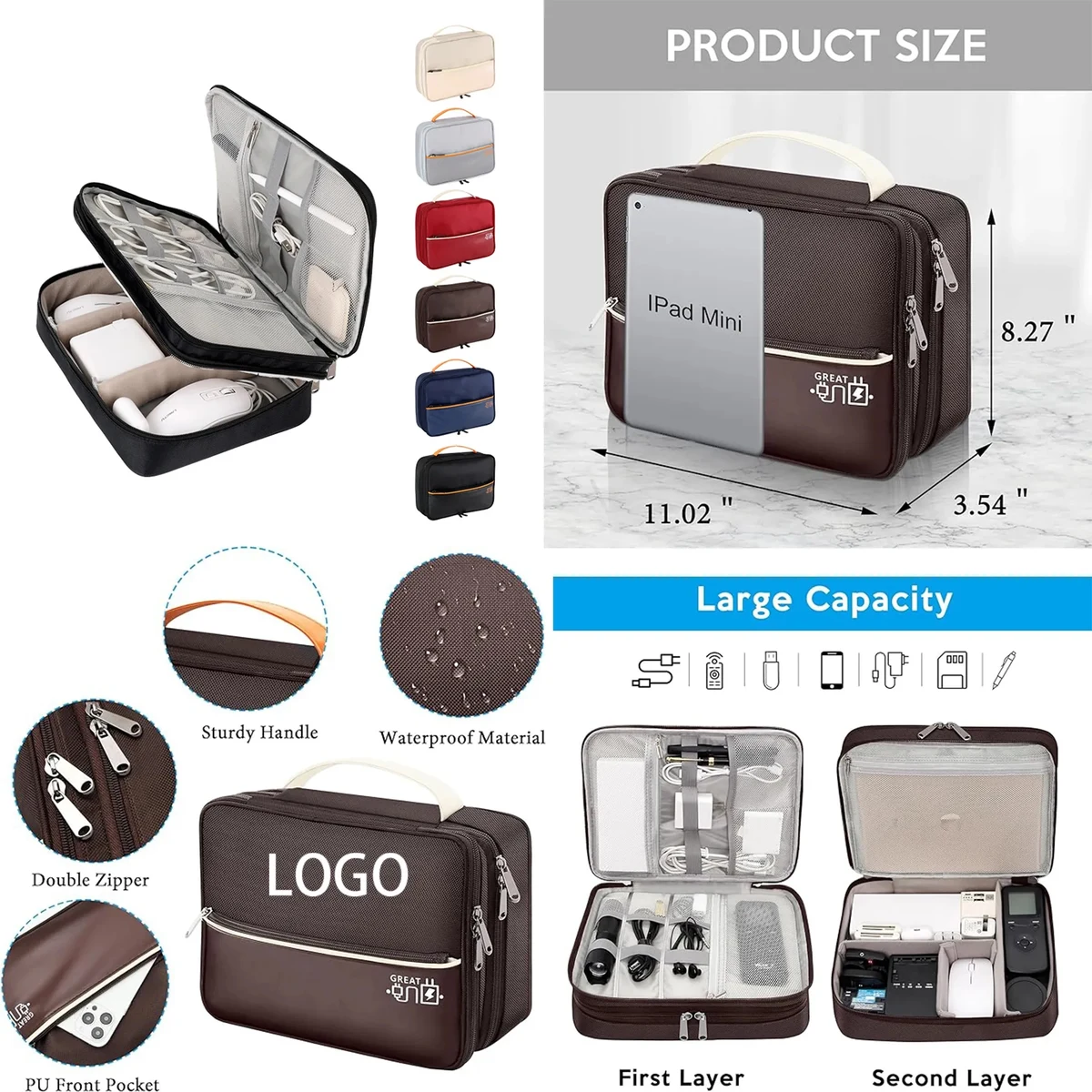 Portable Cable Organizer Bags 1