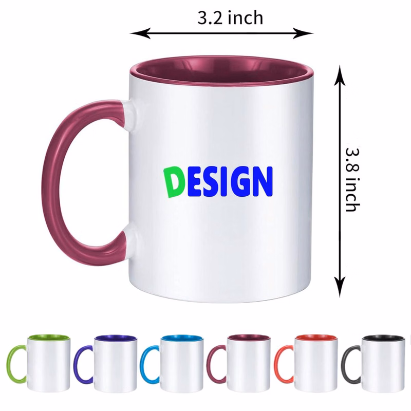 MOQ50 Custom 11oz Coffee Mug For Daily Gifting